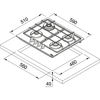 Варочная поверхность Franke FHSM 604 3G DC XS C