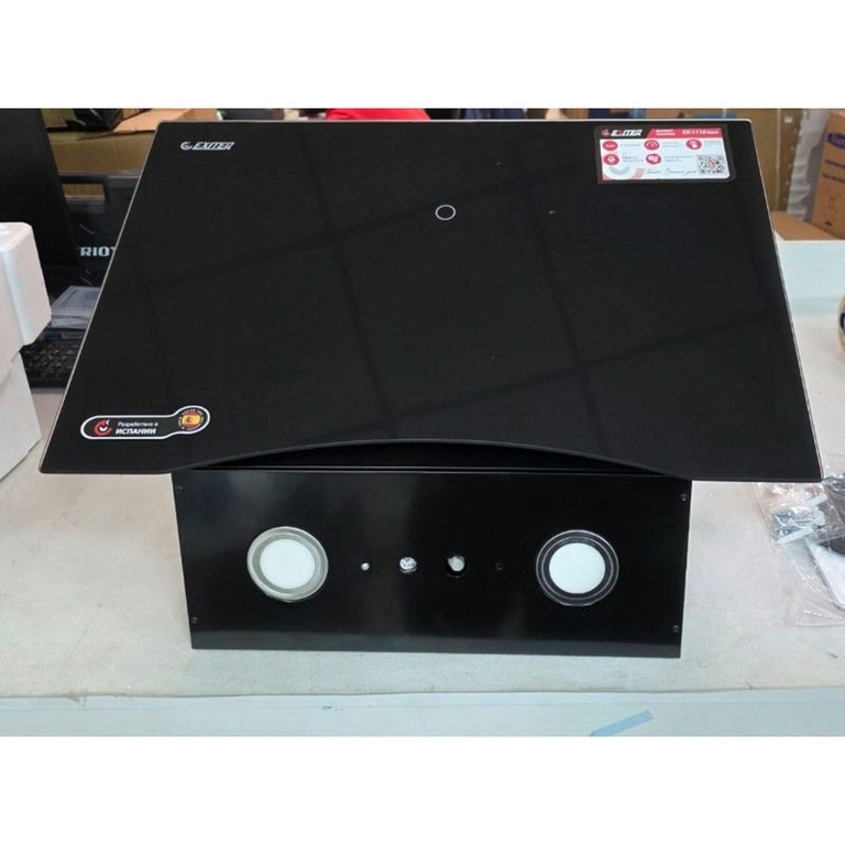 УЦ Вытяжка EXITEQ EX-1116 black (плохая упаковка, царапина на поверхности, нет колпачка на диоде, восстановление датчика температуры)