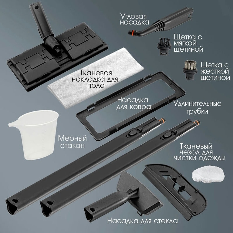 Пароочиститель Endever Odyssey Q-806, желтый/черный