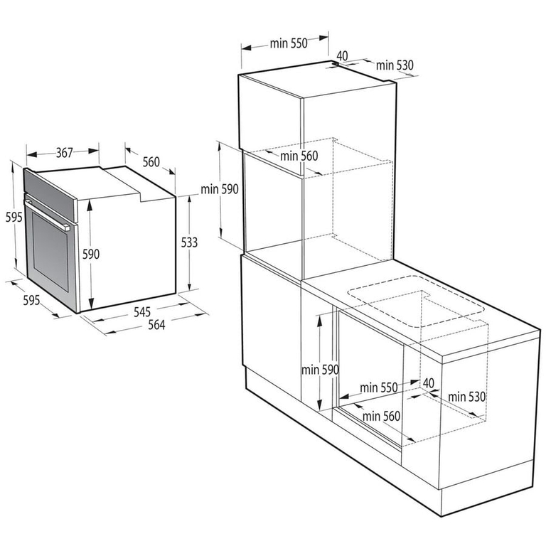 Духовой шкаф Gorenje BOS6737E03WG