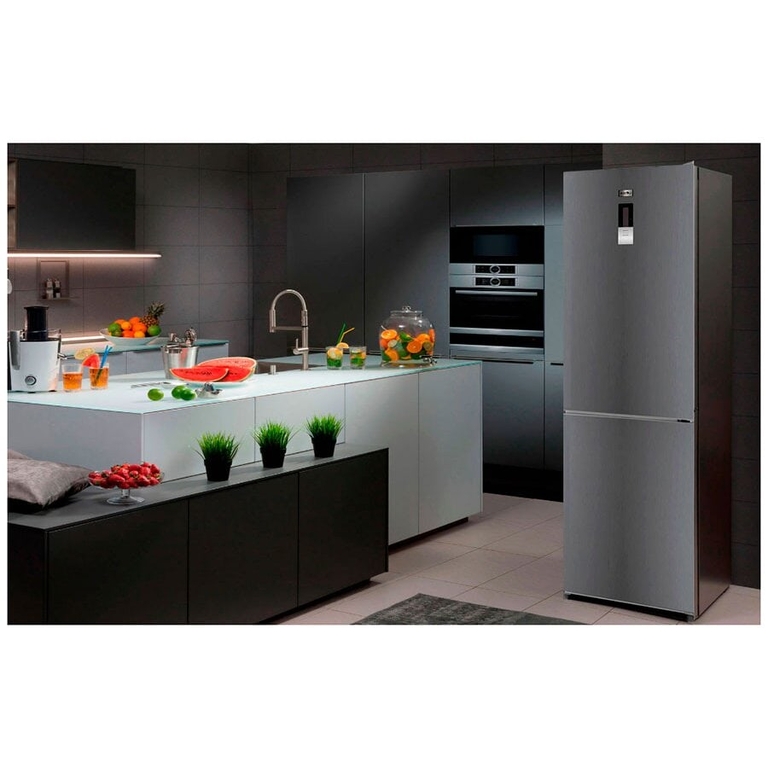 Холодильник Ascoli ADRFI375WE Inox Color