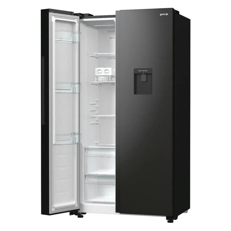 Холодильник Gorenje NRR9185EABXLWD черный матовый