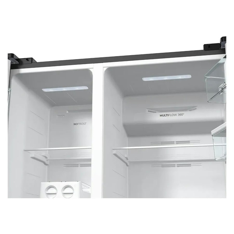 Холодильник Gorenje NRR9185EABXLWD черный матовый