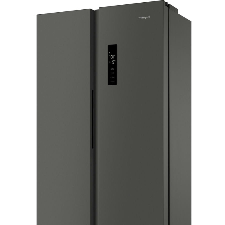 Холодильник Weissgauff WSBS 500 Inverter NoFrost Dark Grey