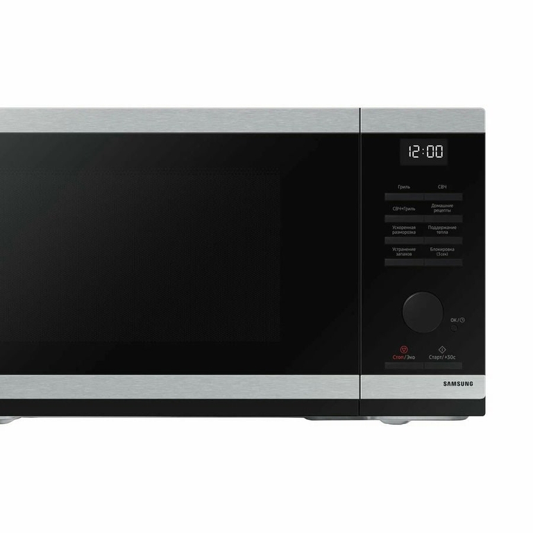 Микроволновая печь Samsung MG23DG4524ATBW нерж/черный