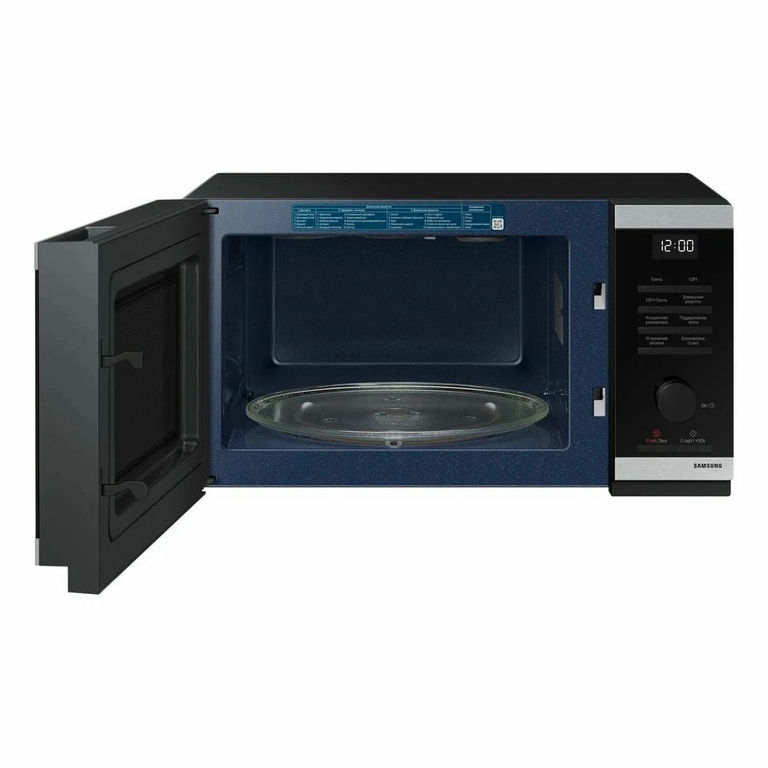 Микроволновая печь Samsung MG23DG4524ATBW нерж/черный