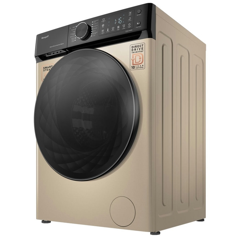 Стиральная машина Weissgauff WM 59411 Direct Drive Inverter Steam Champagne