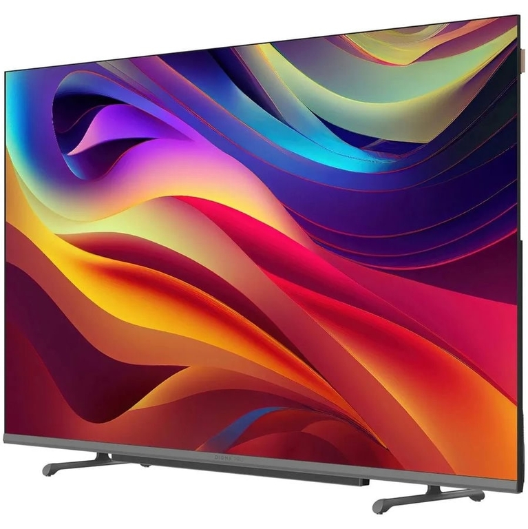 Телевизор Digma Pro QLED 55L черный/серебристый