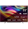 Телевизор Digma Pro QLED 55L черный/серебристый