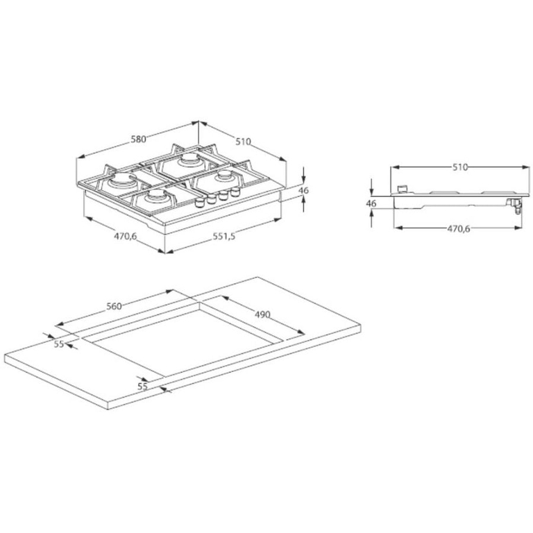 Варочная поверхность Beko HIAG64225SX (РА)