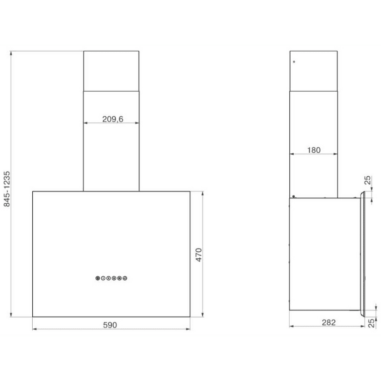 Вытяжка ELIKOR Метеорит 60П-700-Э4Д Retail Kitchen (192316) Better, черный