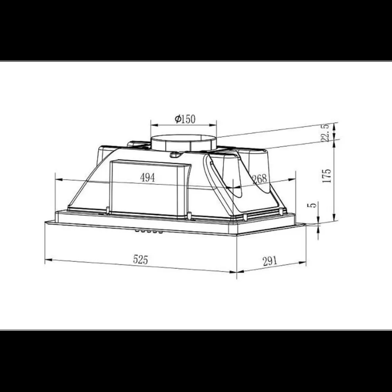 Вытяжка Evelux Margit 60 B