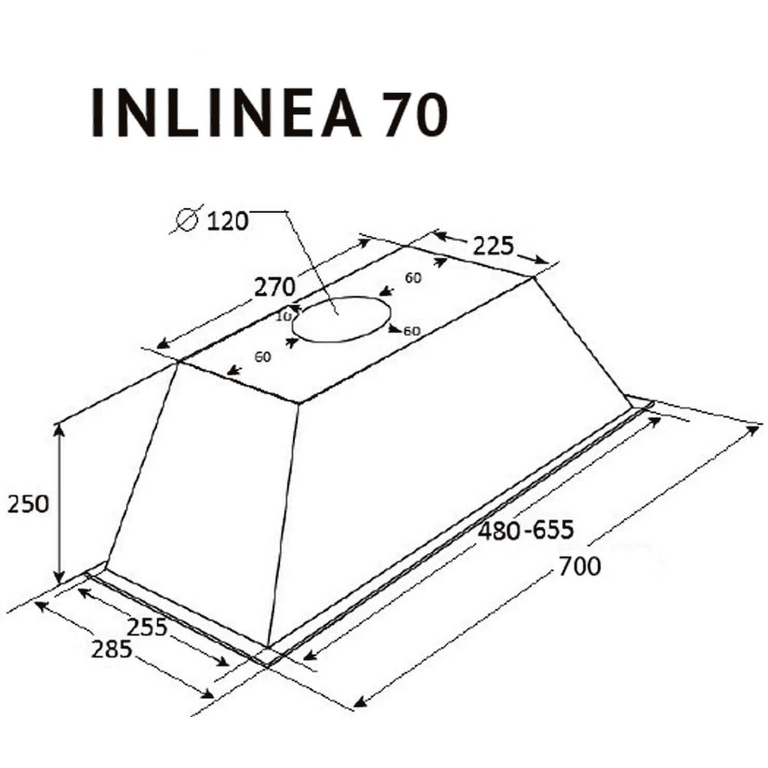 Вытяжка Kuppersberg Inlinea 70 X