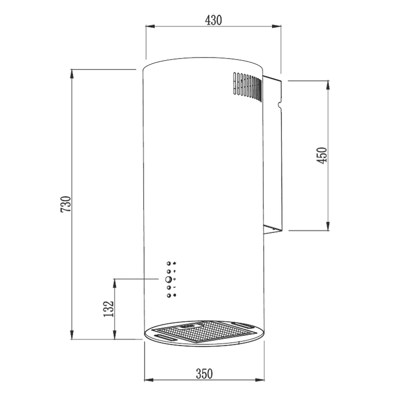 Вытяжка Weissgauff Gracia 70 WH