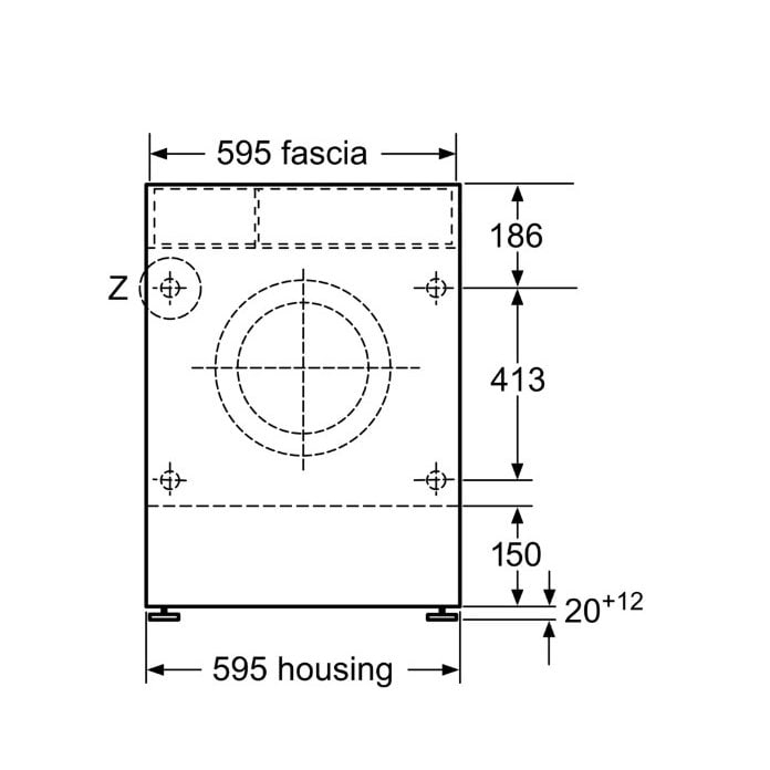 Встраиваемая стиральная машина Bosch WKD28542EU