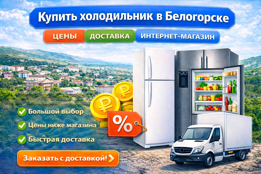 Купить холодильник в Белогорске