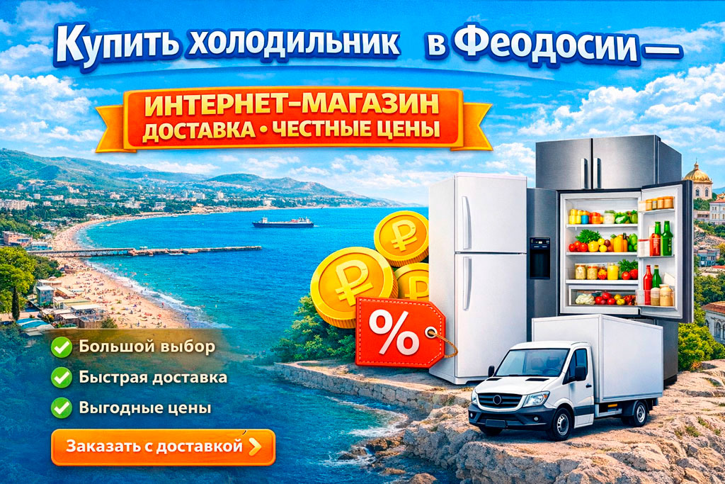 Купить холодильник в Феодосии — интернет-магазин с быстрой доставкой и честными ценами