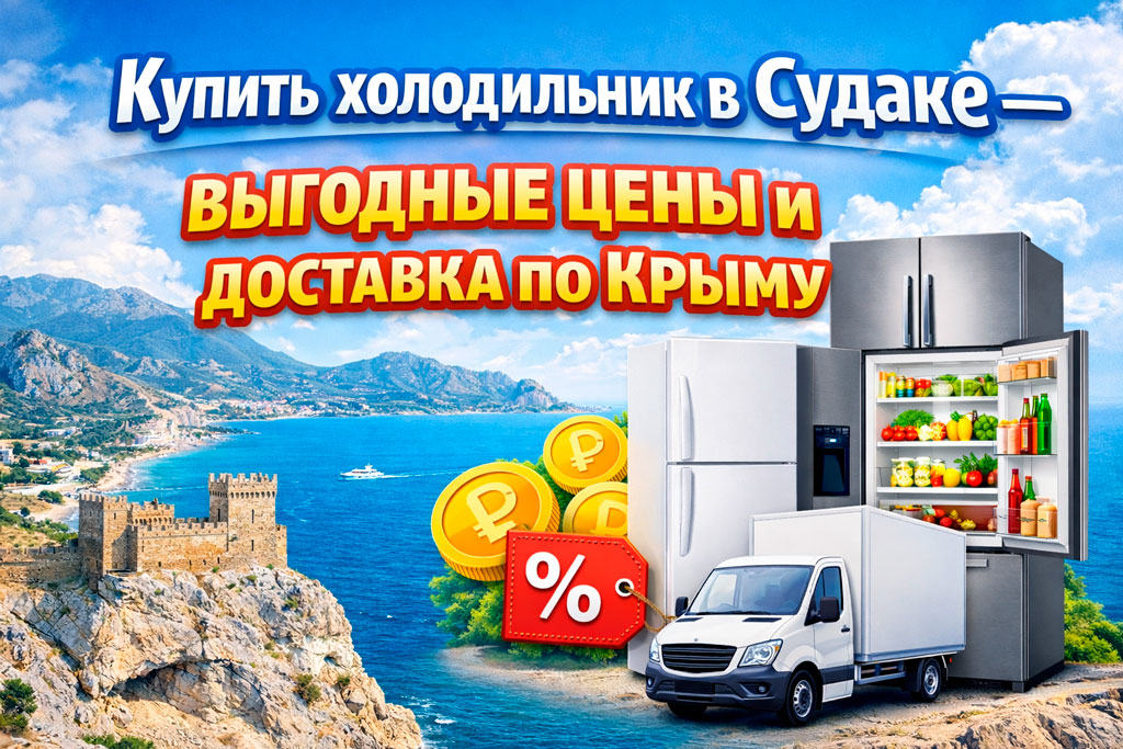 Купить холодильник в Судаке — цены, доставка по Крыму, интернет-магазин
