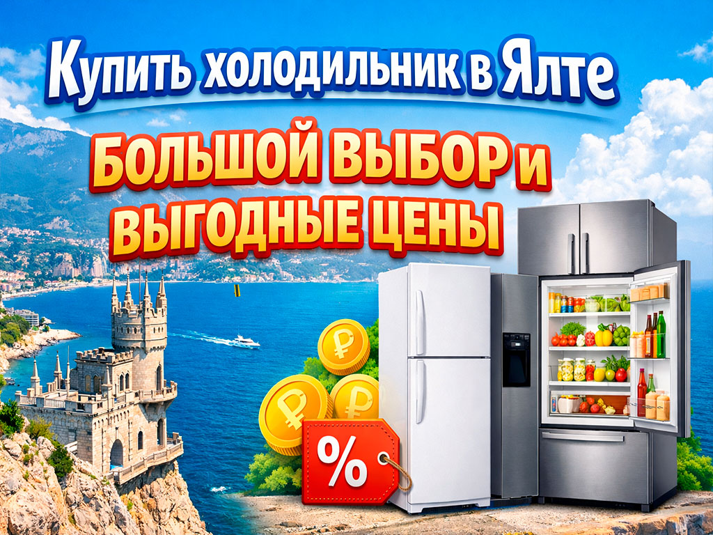 Купить холодильник в Ялте