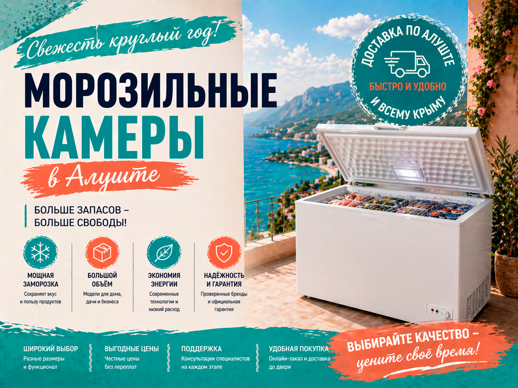 Морозильные камеры в Алуште