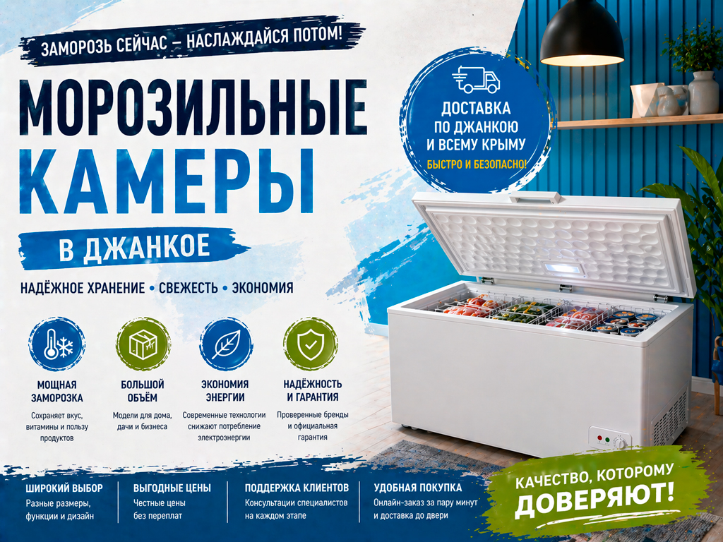 Морозильные камеры в Джанкое